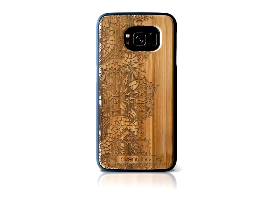 Coque arrière FLEURS Samsung Galaxy S8+
